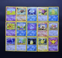 Pokemon 15 Card Lot Team Rocket/Base/Jungle 1st Edition - Image 1