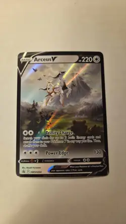 Arceus v SWSH204 Holo Sword & Shield Promo Cards NM/M Condition - Image 1