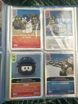 Club Penguin Card-Jitsu Trading Card Collector Album With 27 Cards- See Pics - Image 4