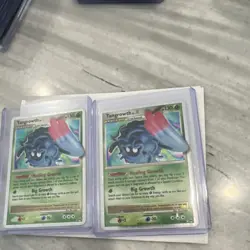 Pokemon Tangrowth LV.X Holo Lot of 2 Cards 2009 Nintendo English Standard Size - Image 1