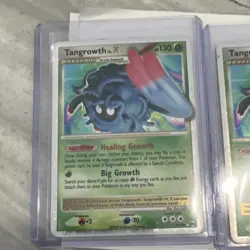 Pokemon Tangrowth LV.X Holo Lot of 2 Cards 2009 Nintendo English Standard Size - Image 2