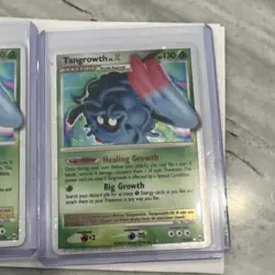 Pokemon Tangrowth LV.X Holo Lot of 2 Cards 2009 Nintendo English Standard Size - Image 3