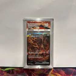 ACE GEM MINT 10 SV8a Terastal Festival Bloodmoon Ursaluna EX Card 225/187 SAR - Image 1