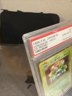 PSA 10 1999 Pokemon Card Japanese No.003 Venusaur Holo CD PROMO from Japan - Image 2