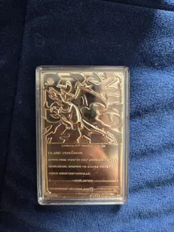 Nintendo Pokemon 23K Gold Charizard Card Burger King 1999 Poke Ball Case - Image 3