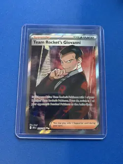 Pokemon TCG Team Rockets Giovanni Destined Rivals Card 225/182 - Image 1