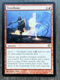 1x Twinflame Journey into Nyx Regular MTG LP English - Image 1