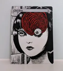 UZUMAKI Hand Painted Sol Ring MTG Magic The Gathering - Image 2