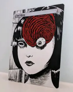 UZUMAKI Hand Painted Sol Ring MTG Magic The Gathering - Image 3