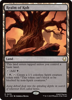 Realm of Koh (FOIL) x1 - MTG Avatar: The Last Airbender TLA #276 - Image 1