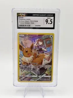 Pokemon 2022 Eevee Brilliant Stars TG11/TG30 CGC 9.5 - Image 1