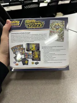 POKEMON TCG SCARLET VIOLET SURGING SPARKS ETB ELITE TRAINER BOX FACTORY SEALED - Image 3