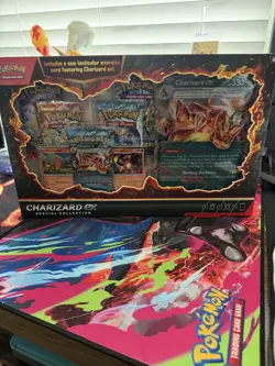 Pokemon TCG Charizard ex Special Collection Box – 5 Booster Packs – New Sealed - Image 1