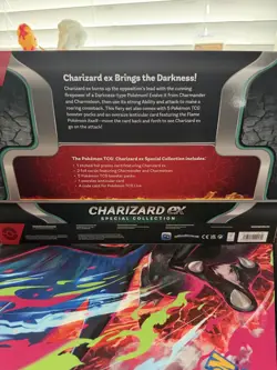 Pokemon TCG Charizard ex Special Collection Box – 5 Booster Packs – New Sealed - Image 2