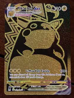 Pokemon Lost Origin Pikachu Vmax TG29/TG30 Full Art Gold Holo Trainer Gallery - Image 1