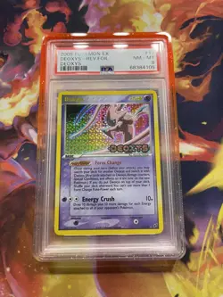 Pokemon Deoxys Reverse Holo Stamped 17/107 PSA 8 EX Deoxys 2005 - Image 2