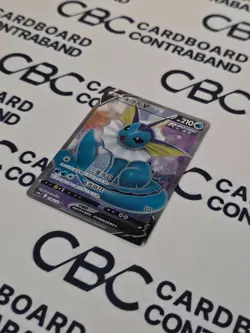 Pokemon S-Chinese Vaporeon V SR CS4aC 138/132 – Holo Card (NM) - Image 3