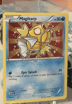 Pokemon MAGIKARP Black Star Sealed Promo Holo XY143 ENG - Image 1