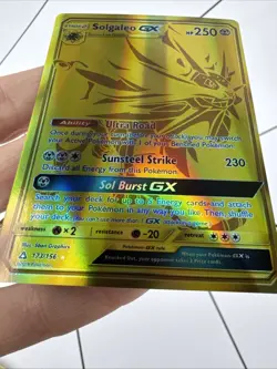 Pokemon TCG Solgaleo GX Sun & Moon: Ultra Prism 173/156 Holo Secret Rare - Image 4