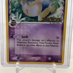 2006 Pokemon - Cyndaquil 45/101 EX Dragon Frontiers STAMPED Reverse Holo! - Image 3