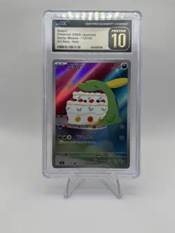 CGC PRISTINE 10 Gulpin 112/102 Art Rare Stellar Miracle Japanese Pokemon SV7 - Image 1