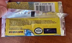 Pokemon Shadowless Booster Pack Base Set - Factory Sealed: Qty 2 Packs Total - Image 2