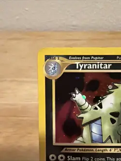 Pokemon TCG Tyranitar Neo Discovery 12/75 Unlimited Edition Holo Rare - Image 2