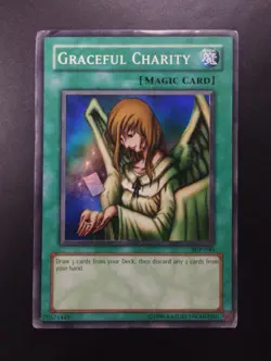 YUGIOH 2002 | GRACEFUL CHARITY | SDP-040 | NORTH AMERICAN PRINT | VG - GOOD (MP) - Image 1