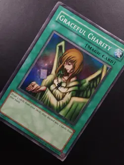 YUGIOH 2002 | GRACEFUL CHARITY | SDP-040 | NORTH AMERICAN PRINT | VG - GOOD (MP) - Image 4