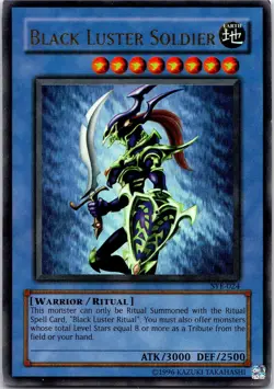 Black Luster Soldier Ultra Rare Starter Deck: Yugi Evolution SYE-024 MP - Image 1