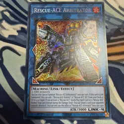 Yugioh Rescue-ACE Arbitrator Secret Rare BPRO-EN051 Near Mint - Image 1