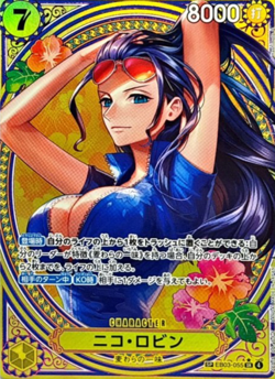 Nico Robin EB03-055 Special Card Japanese One Piece TCG Near Mint - Image 1