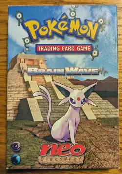Vintage Pokemon Brain Wave Theme Deck Trading Card Game - Image 2