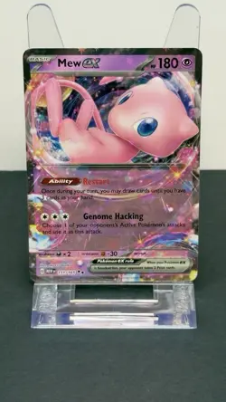 Pokemon Mew EX Holo Double Rare Sv: Scarlet & Violet 151 151/165 180 HP Card - Image 1