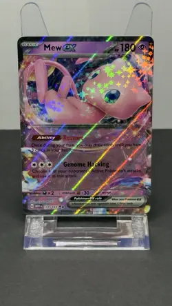 Pokemon Mew EX Holo Double Rare Sv: Scarlet & Violet 151 151/165 180 HP Card - Image 3