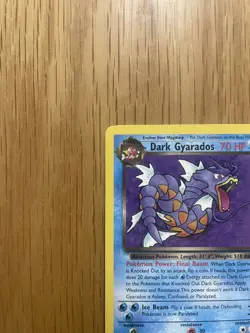 Pokemon TCG Dark Gyarados Card 25/82 Team Rocket 2000 WOTC Non Holo - Image 4
