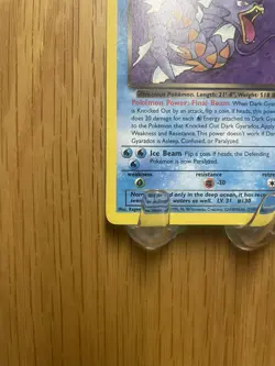 Pokemon TCG Dark Gyarados Card 25/82 Team Rocket 2000 WOTC Non Holo - Image 5