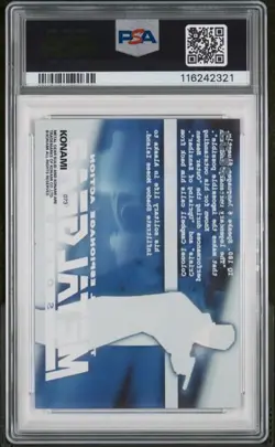 1998 Konami Metal Gear Solid Trading Card #73 – Solid Snake - PSA 7 - POP 1 ! - Image 2