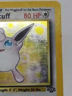 Pokemon Wigglytuff 16/64 Jungle Holo Rare Unlimited 80 HP 1999 TCG Card - Image 3