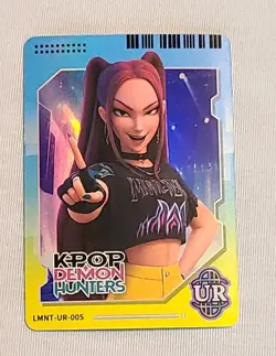 NEW! KPop Demon Hunters Exquisite Collection Card - Mira - UR Rarity #005 Holo - Image 1