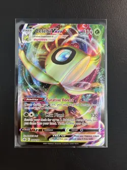 Celebi VMAX 008/198 Chilling Reign Full Art Ultra Rare Pokemon Card TCG NM - Image 1