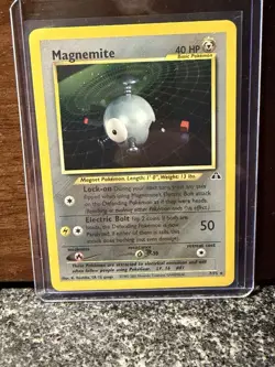 Pokemon TCG Magnemite Holo Rare Card 7/75 Neo Discovery NM - Image 2