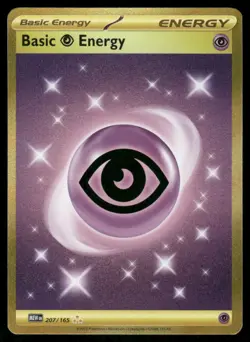Pokemon Cards Basic Psychic Energy 207/165 151 Hyper Rare NM *2 - Image 1
