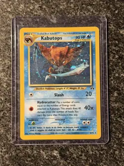 Pokemon TCG Kabutops Neo Discovery 6 Holo Unlimited Rare Card - Image 1