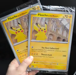 pikachu at the museum card black star promo - Image 1