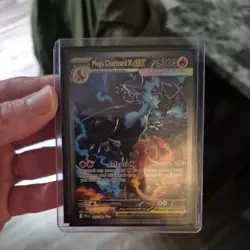 Mega Charizard X EX Phantasmal Flames ME02 Rare Holofoil EX Pokemon Card - Image 2