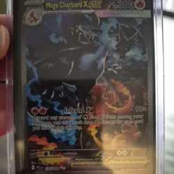 Mega Charizard X EX Phantasmal Flames ME02 Rare Holofoil EX Pokemon Card - Image 4