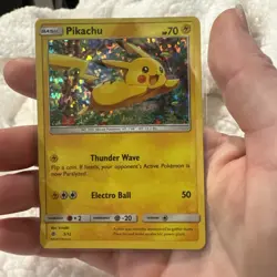 Pokemon Pikachu Card 2016 McDonald's Set 5/12 Holo Foil Promo Near Mint - Image 1