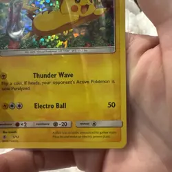 Pokemon Pikachu Card 2016 McDonald's Set 5/12 Holo Foil Promo Near Mint - Image 5