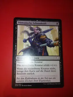 MTG-MAGIC THE GATHERING damonische Lebenskraft 2018 Deutsch 085/269 - Image 1